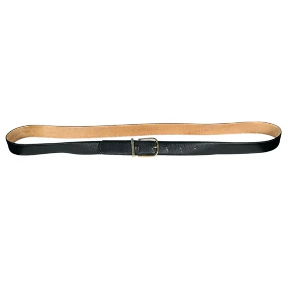 PIERRE CARDIN VINTAGE Minimalist Leather Belt - Picture 3 of 6